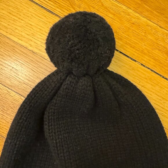 Coach Merino Wool Beanie with SHEARLING Pom - Never Worn!